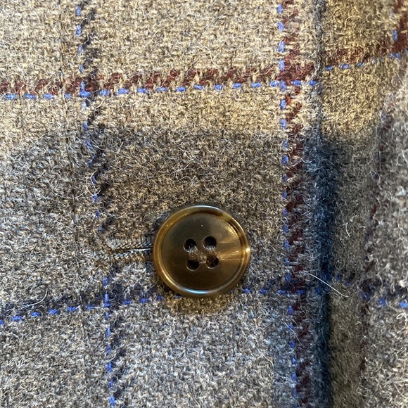 Madewell wool mini button down skirt with front and back pockets - Picture 9 of 9